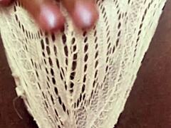 Solo pussy rub