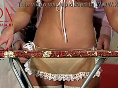 Maid irons linen