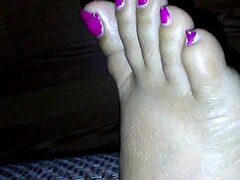 ebony foot job