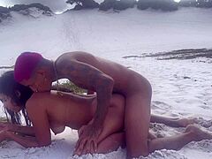 Novinha praia sex