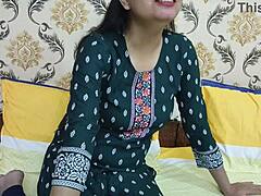 Desi girl shares room