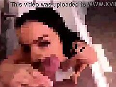 Lady gang deepthroat shower