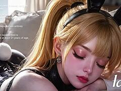 korean bunny costume