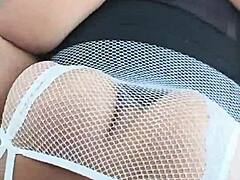 Gordita Tetona Coche