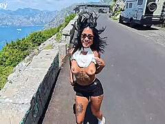 Watch outdoor car fuck