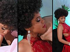 curly-haired beauty facial