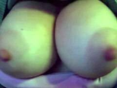 Big boobs bouncing close up