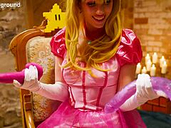 Princess Peach Cums Hard