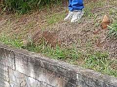Couple Peeing Fetish Woods