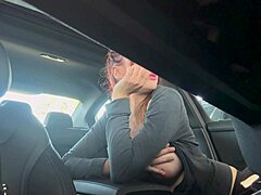Milf Smokes And Flashes
