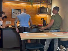 ready in kitchen with guys