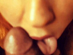 goth sucks cock