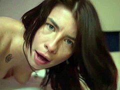 Brunette Sensitive Blowjob