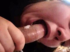Sloppy blowjob skills