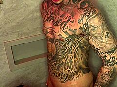 Tattooed Guy Fucks Milf