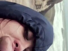 beach blowjob with young stud