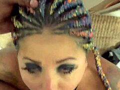 Balcony bbc public fuck