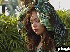 Petite asian teen model