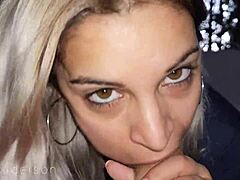mamada en balcon con anal