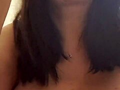 woman before shower