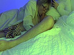Milf sucks on phone