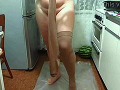 Milf christmas pee