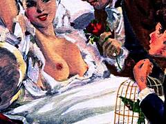 Vintage erotic art