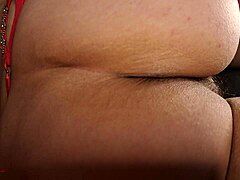 Woman caresses herself