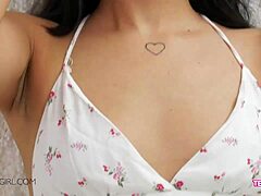 horny brunette teen