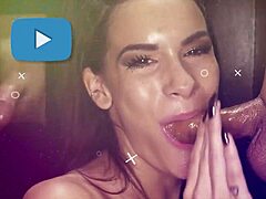 Brunette Gloryhole Sloppy Bj
